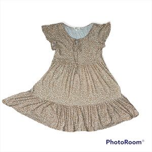 Women’s flowy cheetah dress size large